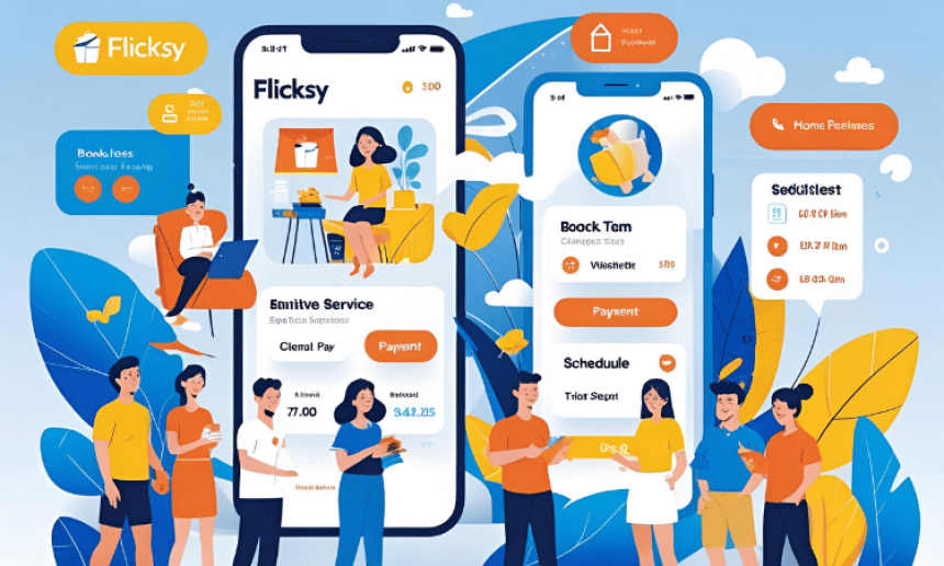 Flicksy – Best On-Demand Service Booking App for Instant Home Services
