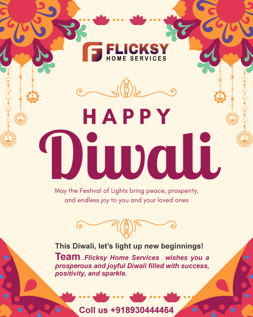 Happy Diwali 2025 – Flicksy Home Services