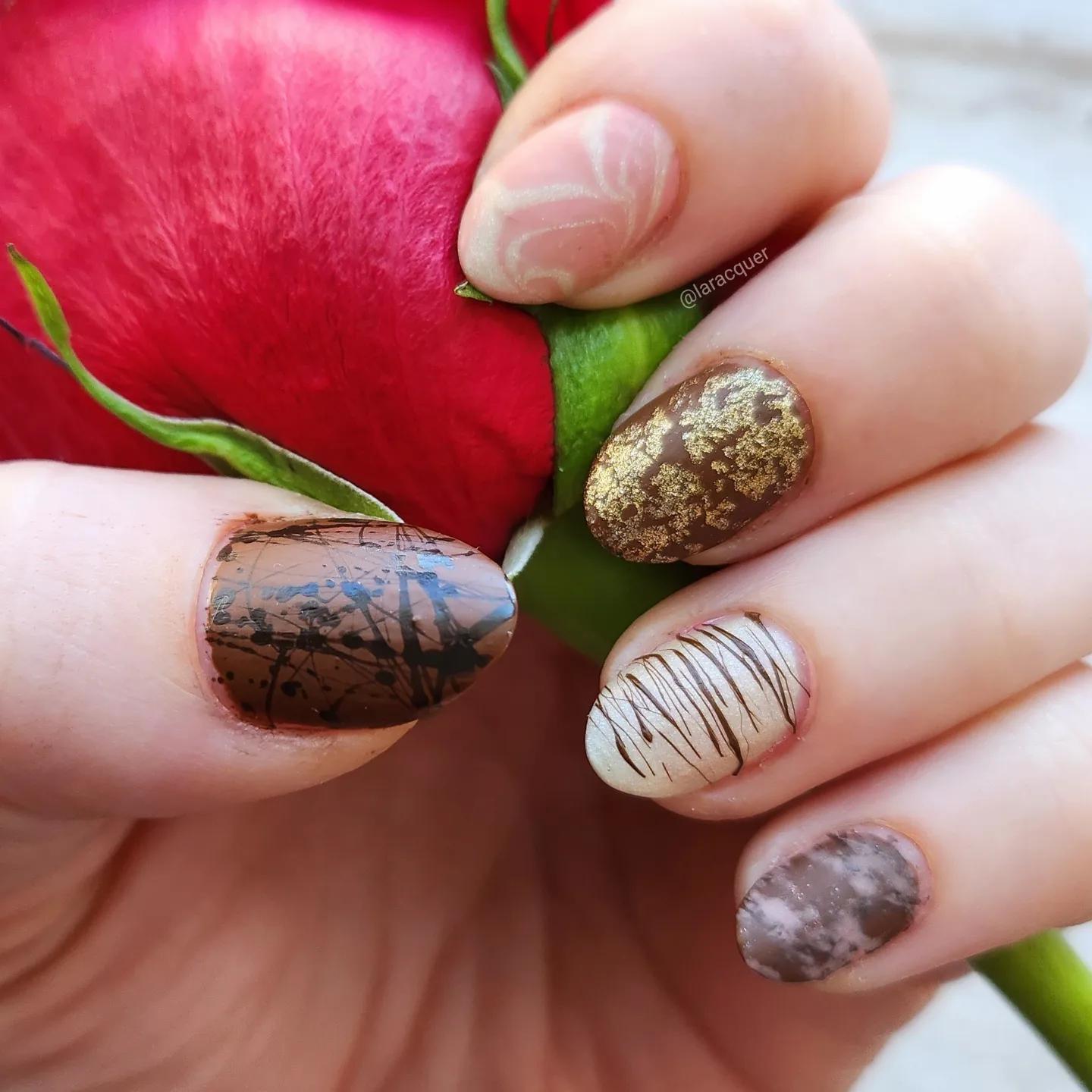 Elysian Chocolate & Vanilla manicure