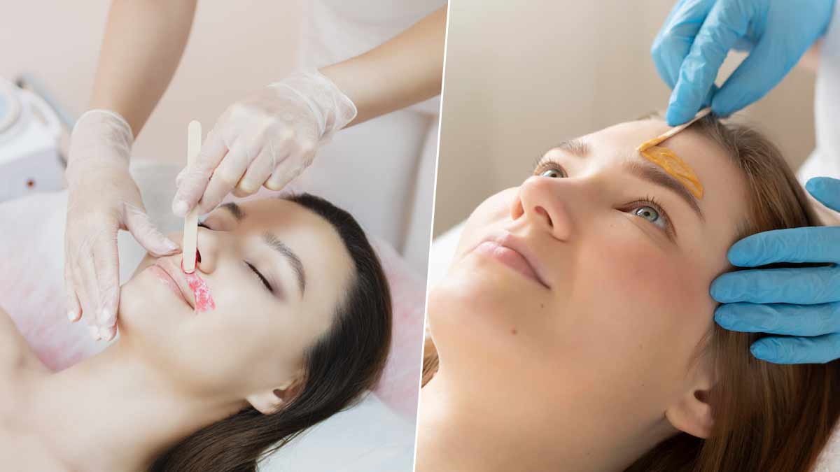 Face waxing