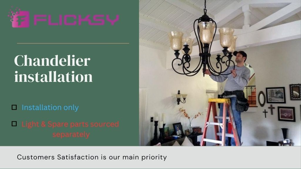Chandelier installation