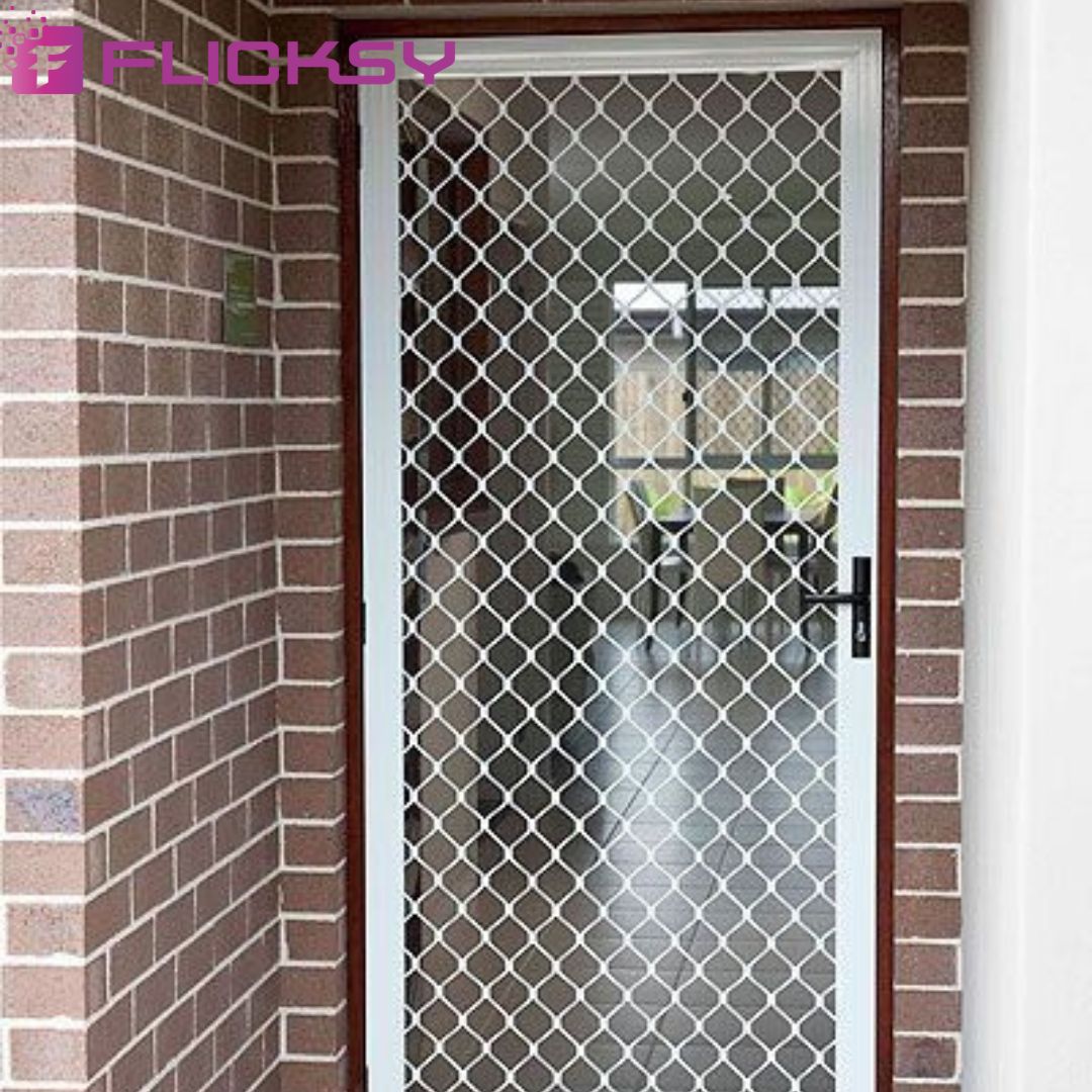 Mesh grill door installation