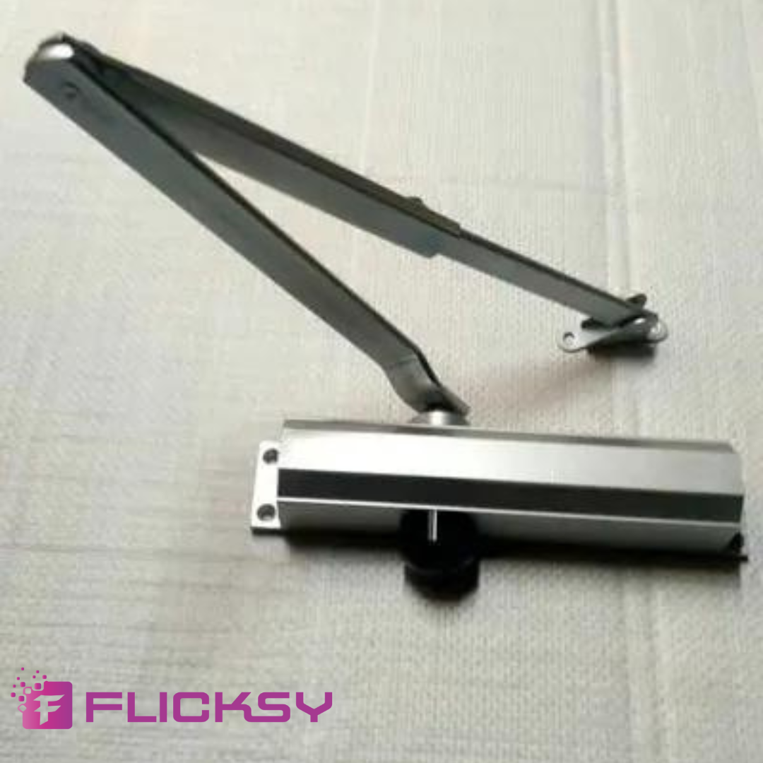 Wall-mounted door closer installation