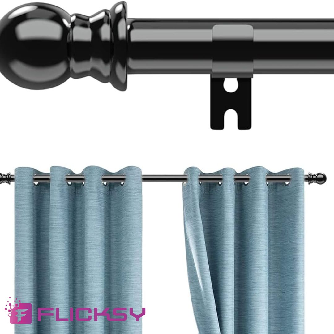 Curtain rod installation (2 brackets)