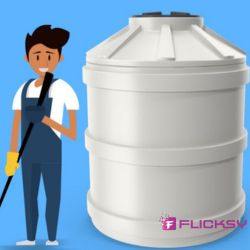 Overhead tank cleaning (1001L - 2000L)