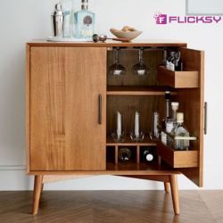 Bar cabinet assembly