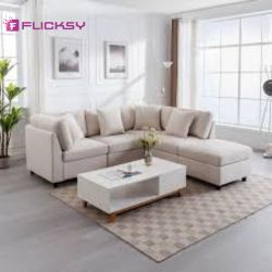 L shaped sofa assembly