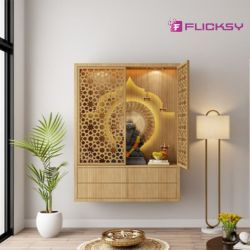 Mandir (wall hanging) assembly and installation