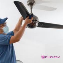 Ceiling fan cleaning