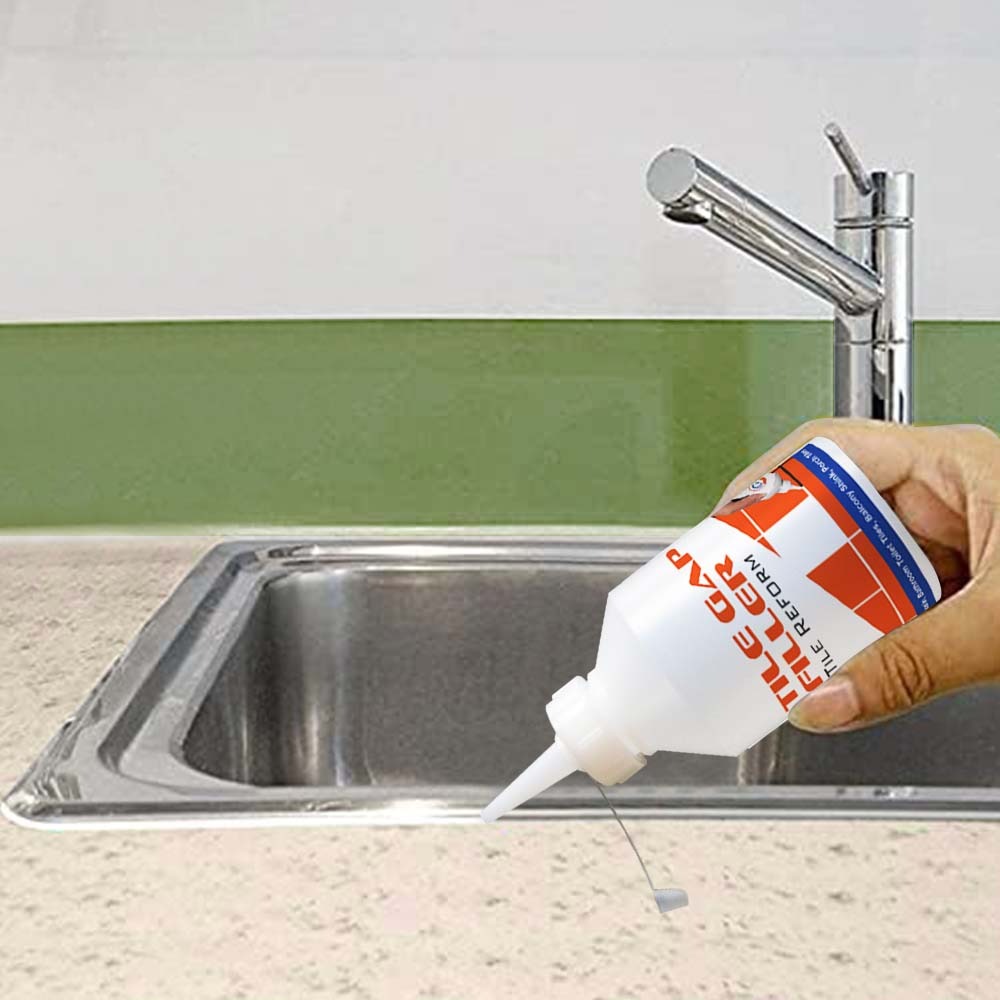 Kitchen tile gap filling