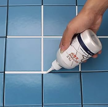 Bathroom tile gap filling