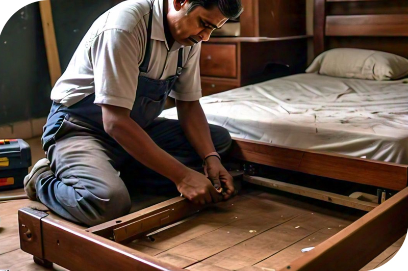 Bed support repair
