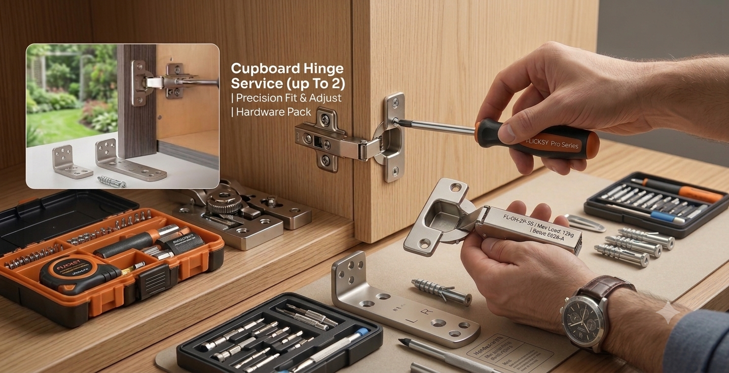 Cupboard hinge service (up to 2)
