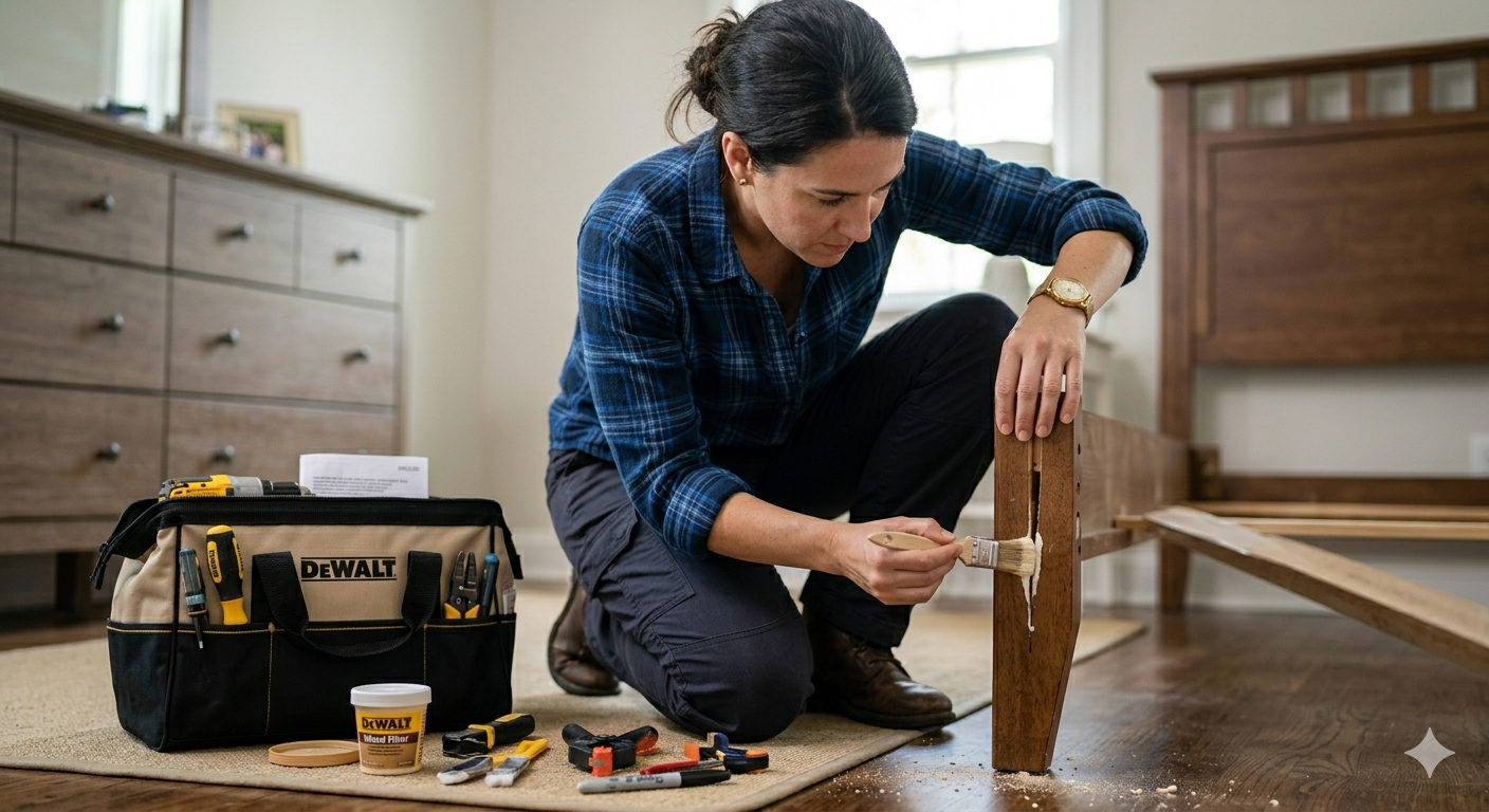 Bed legs/ headboard repair