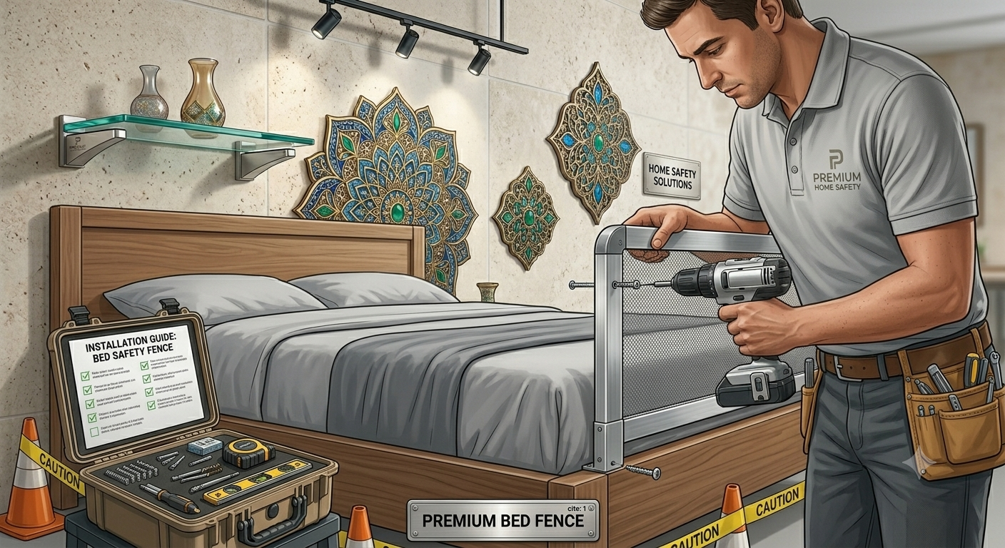 Bed fence installation
