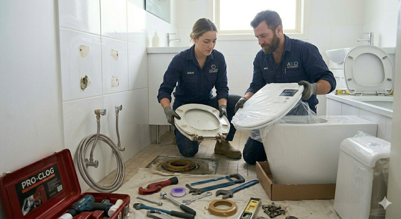 Toilet seat cover replacement