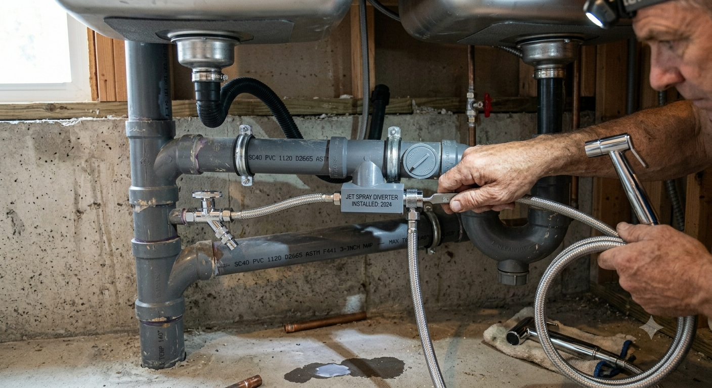 Jet spray (installation/ repair)