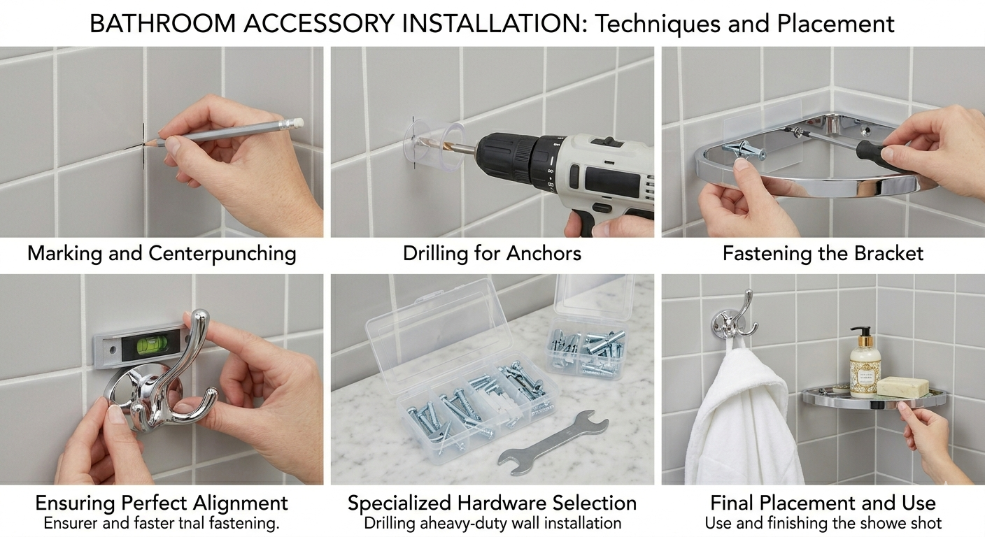 Bath Accessory Installation