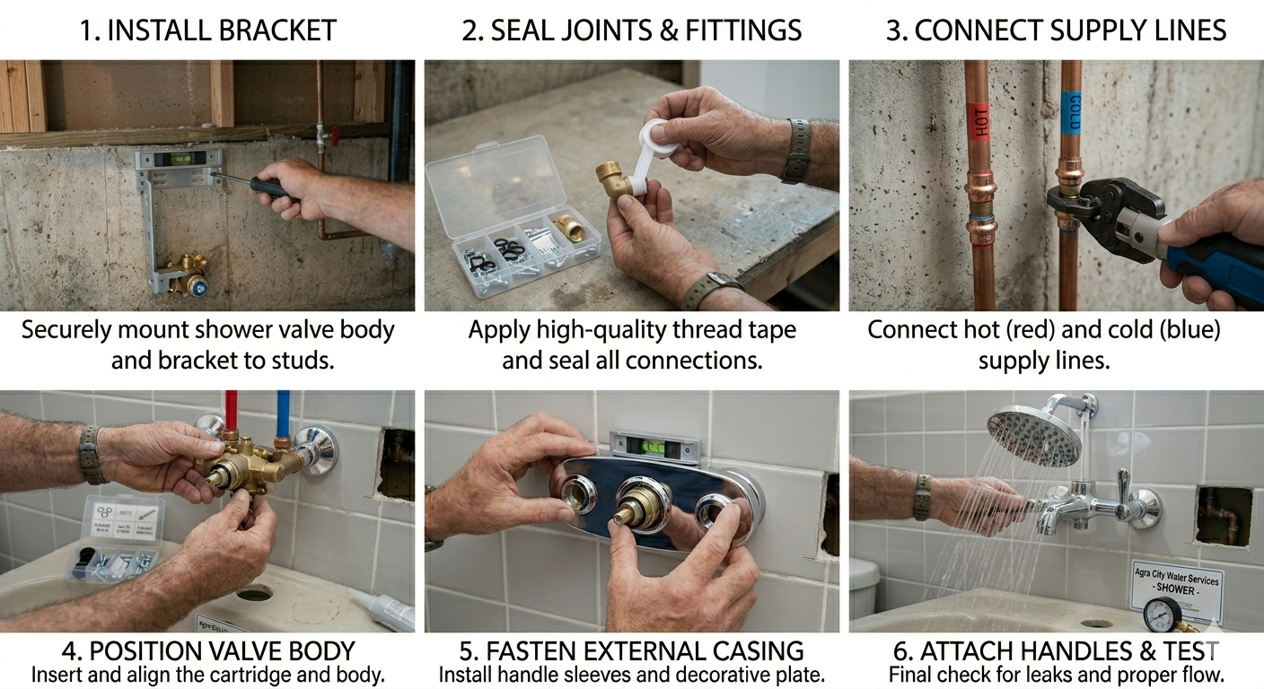 Shower installation