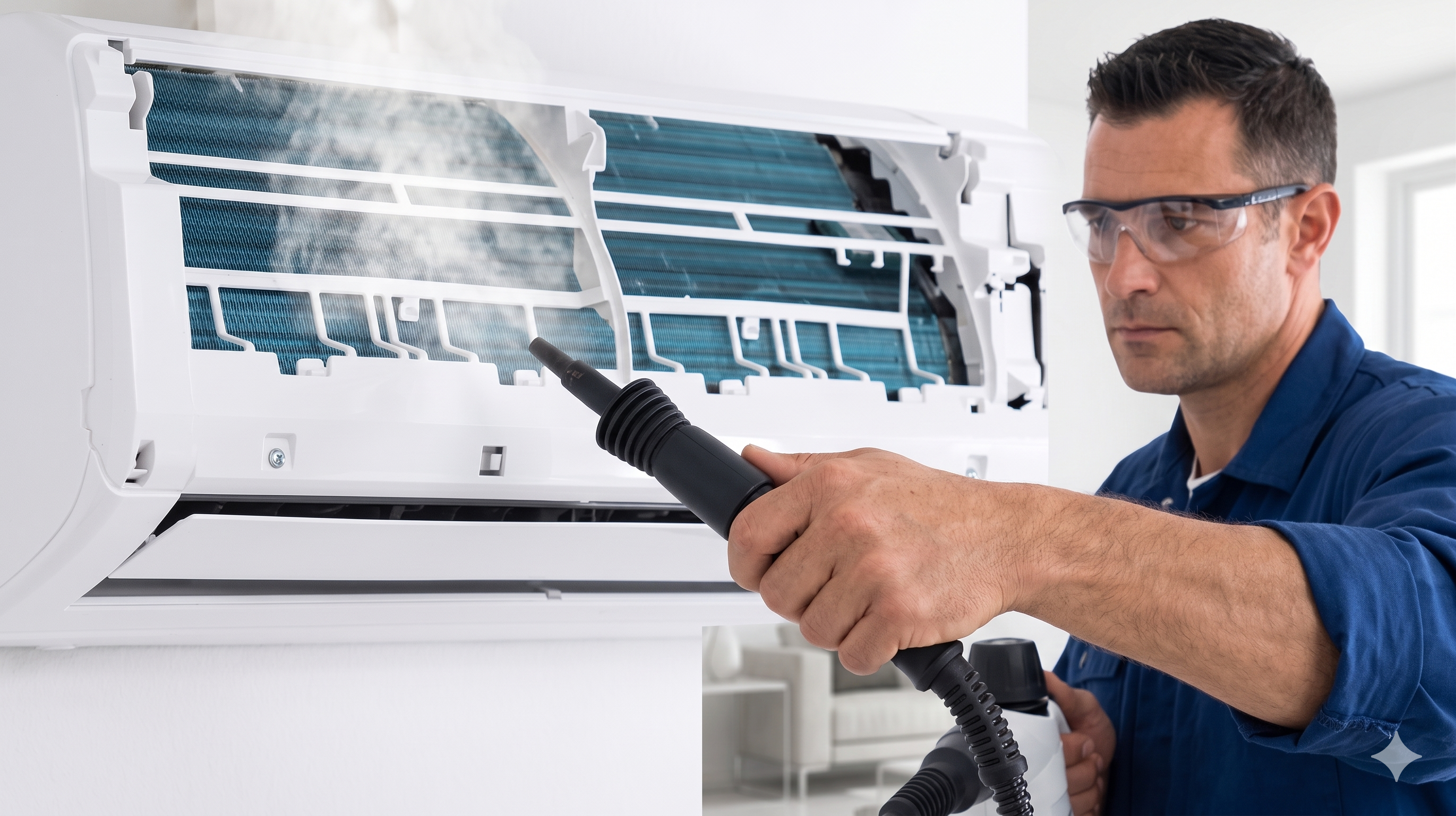 Anti-rust deep clean AC service