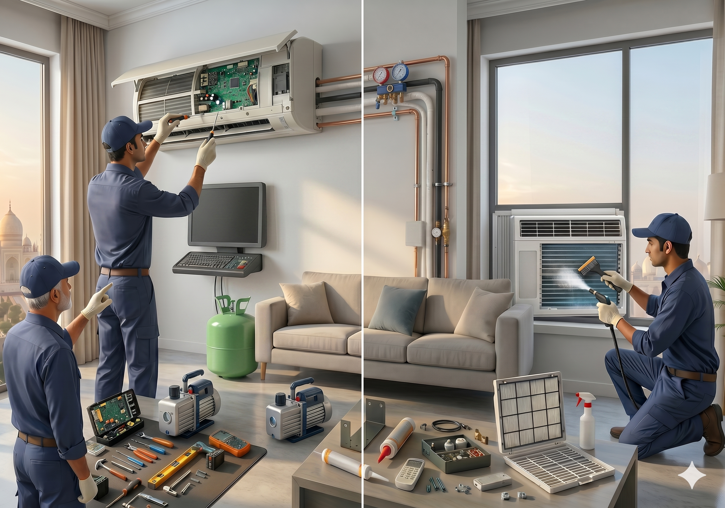 AC repair (split/ window)