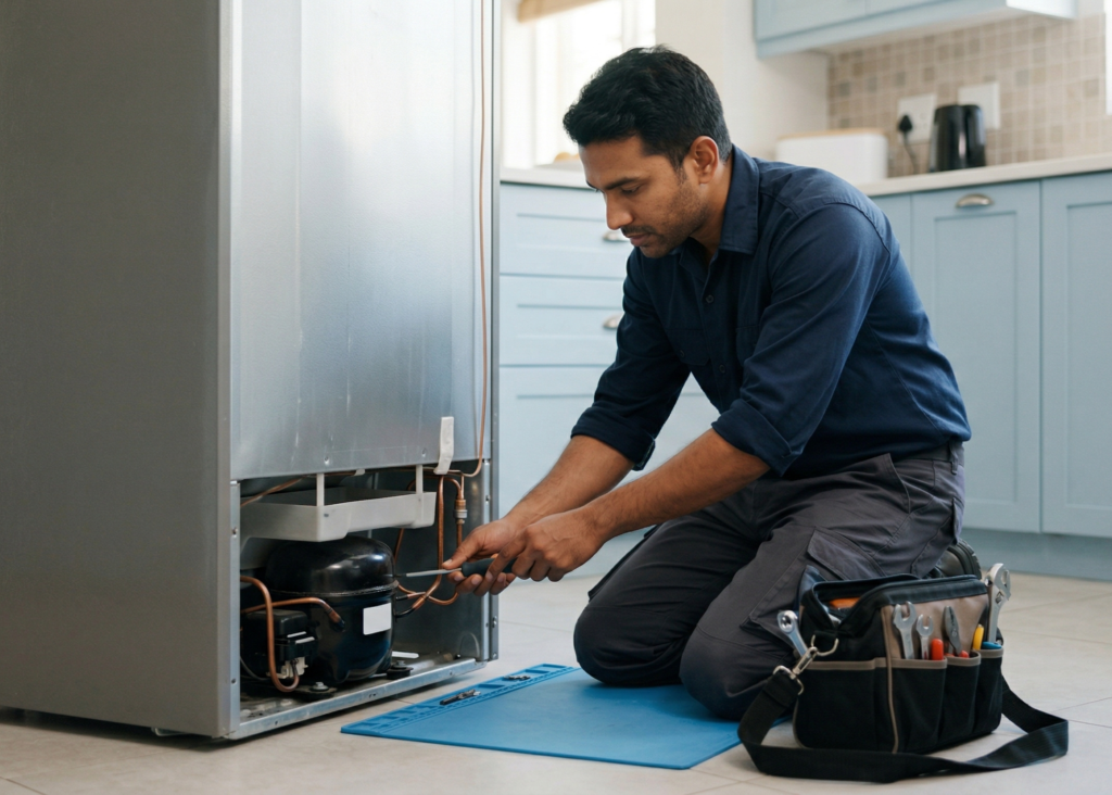 Double door (non-inverter) refrigerator checkup