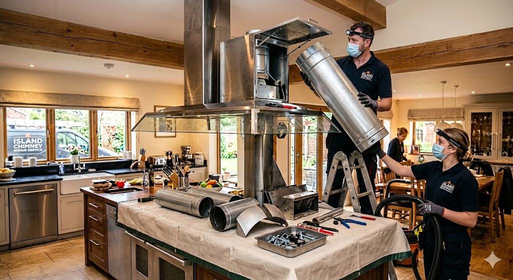 Island Chimney Dismantle