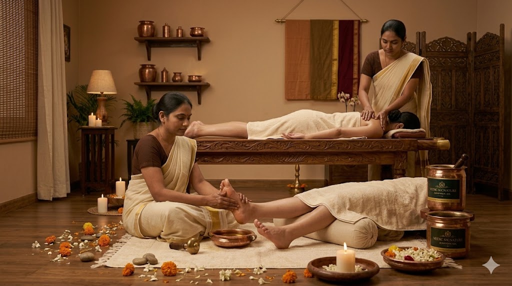 Vedic signature + foot massage
