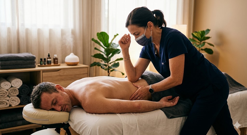 Deep tissue pain relief massage
