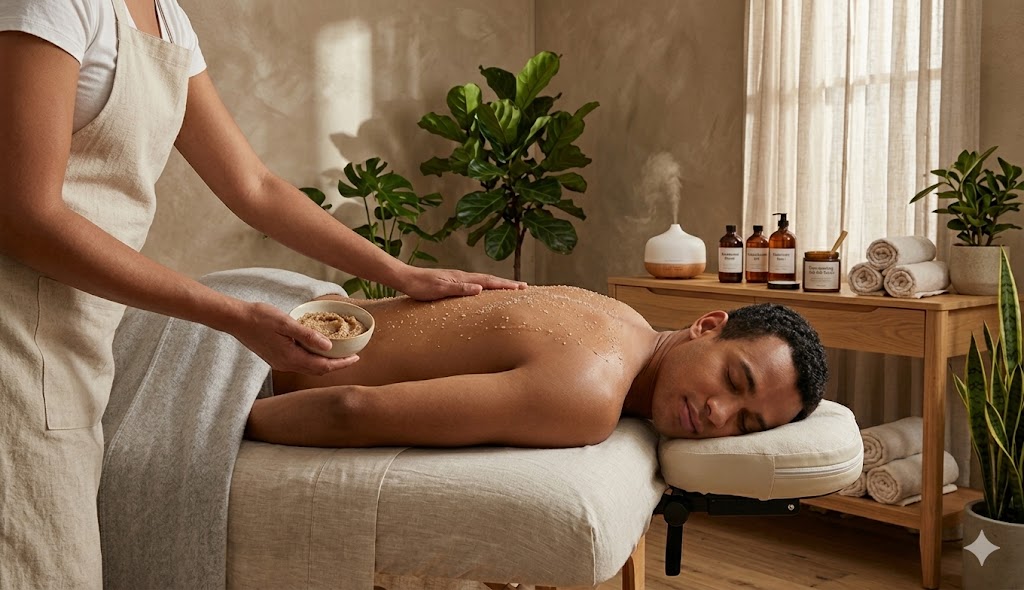 Rejuvenating scrub & massage package