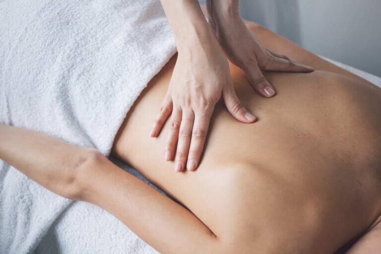 Back pain relief massage