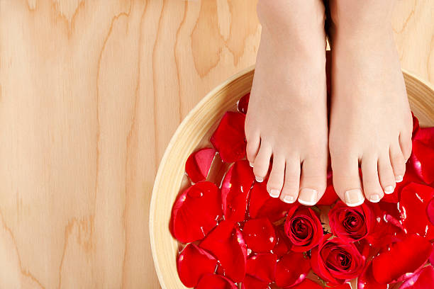 Elysian British Rose pedicure