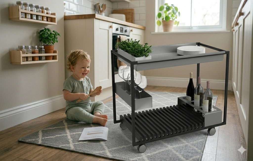 Bar trolley assembly