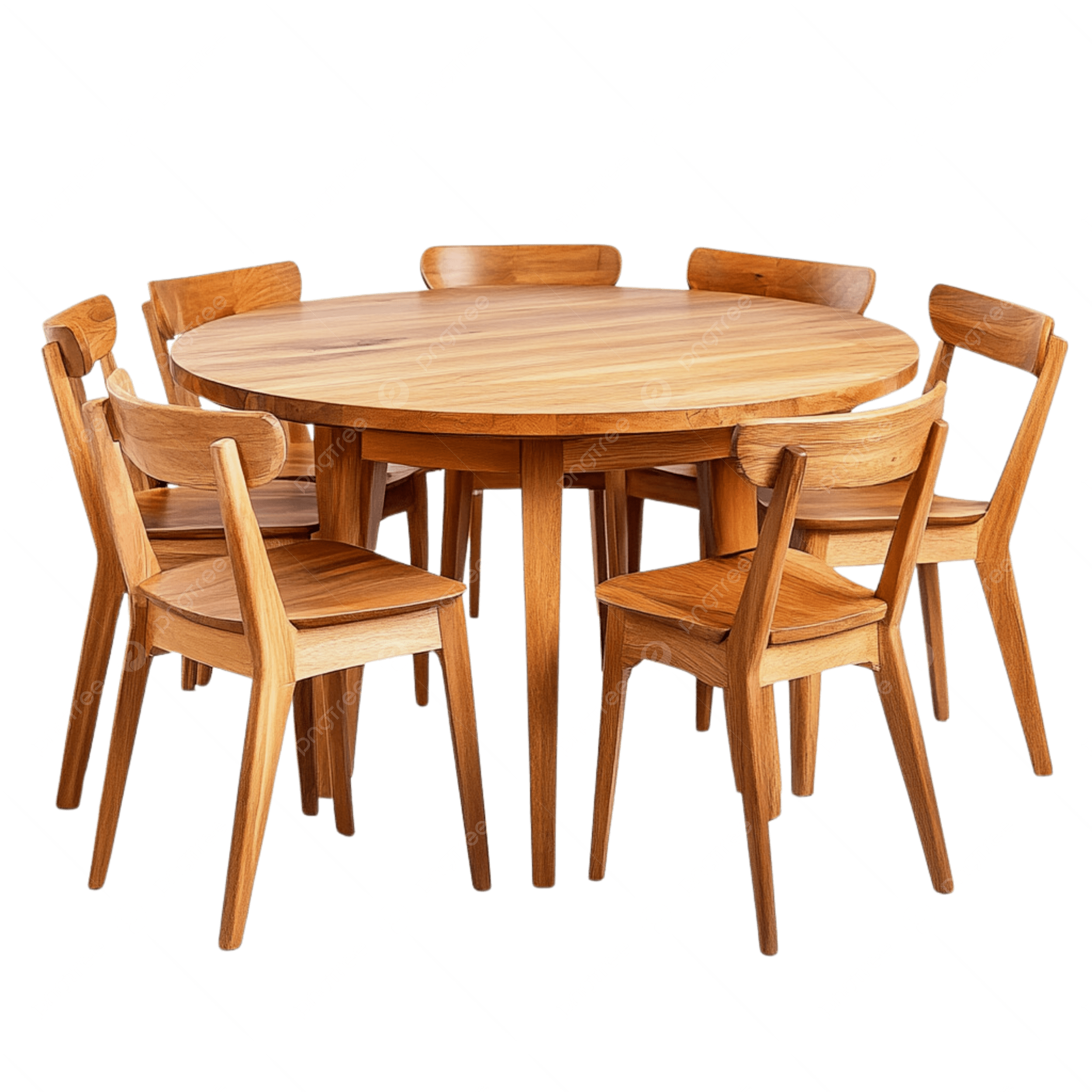 Wooden dining table assembly