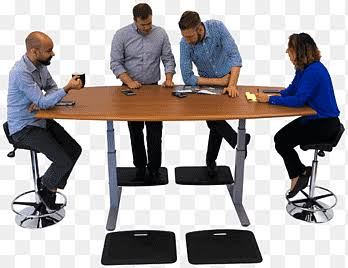 Standing table assembly