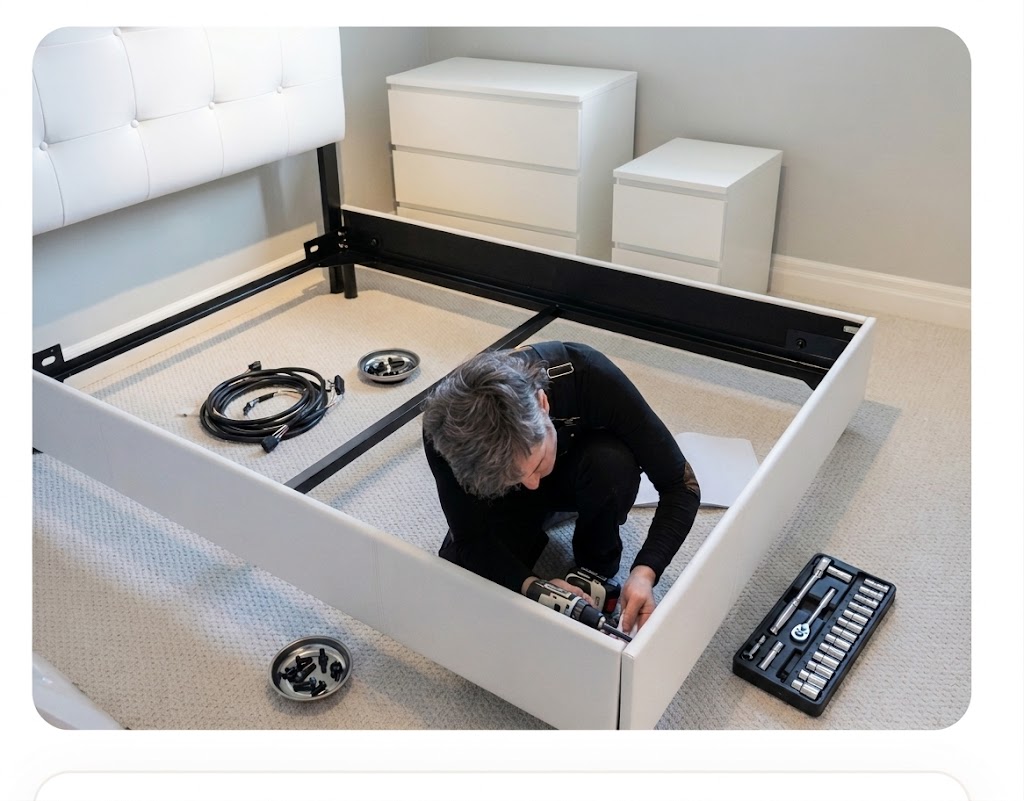 Hydraulic bed assembly