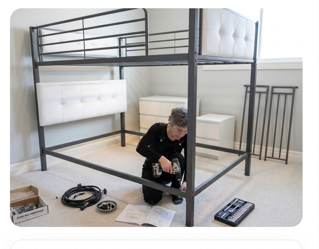 Loft bed or bunk bed assembly