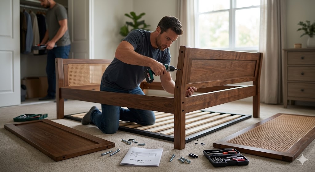 Day bed / Diwan bed assembly