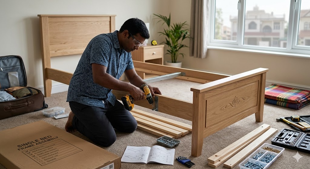 Single bed assembly