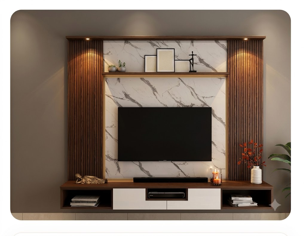TV unit assembly