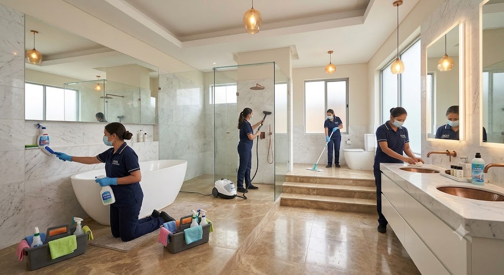Complete Bathroom cleaning
