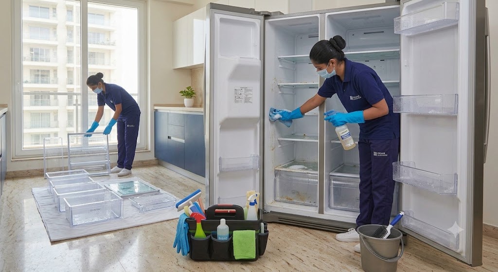 Refrigerator cleaning