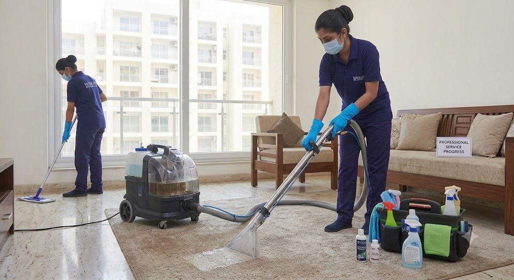 Carpet shampooing (up to 25 sq ft)