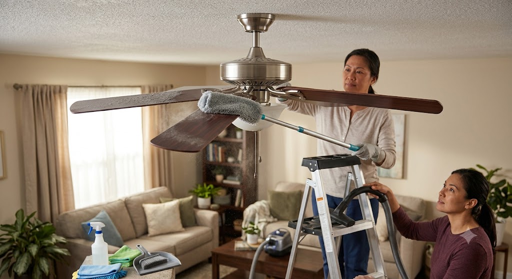 Ceiling Fan Cleaning