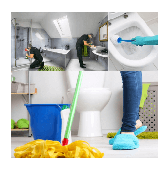 Intense bathroom cleaning