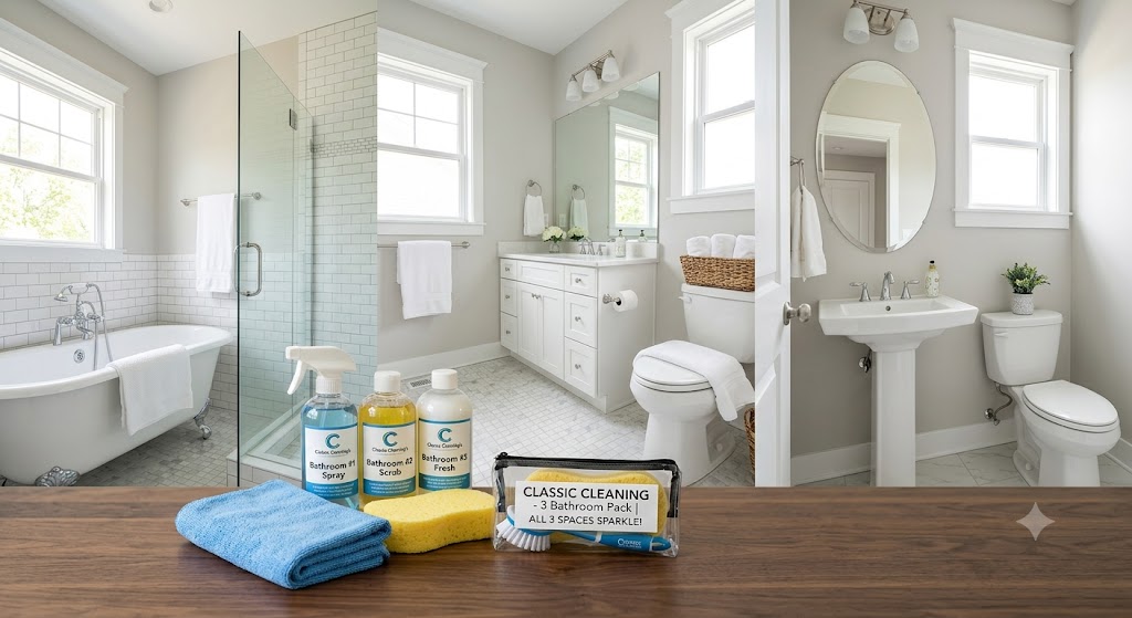 Classic cleaning - 3 bathroom pack